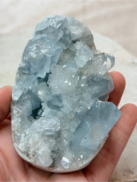 Accessories - Celestite Egg From Madagascar – High Quality Natural Crystal